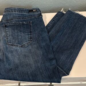 Kut from the Kloth Dark Blue Ankle Jeans